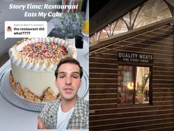 Duh! Kue Ultah yang Dibawa ke Resto Ini Habis Dimakan Pelayan