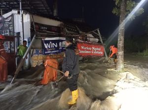 TPT Ambrol-Banjir Limpasan Hantam Kota Sukabumi