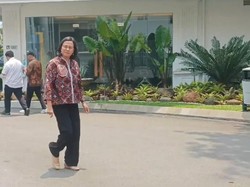 Merapat ke Istana , Sri Mulyani Temui Jokowi buat Bahas APBN