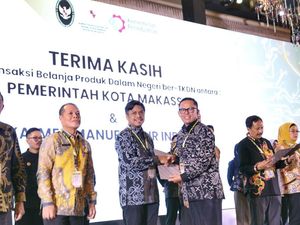 Pemkot Makassar Raih Penghargaan dari Kemenperin Berkat Dukung Produk TKDN