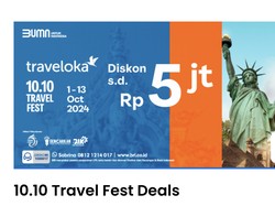 Mau Liburan Hemat? Ayo Serbu Promo BRI di Traveloka 10.10 Travel Fair!