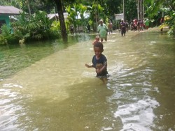 4 Hari Banjir Rendam Kampung Elles di Sorong Selatan, Warga Masih Terisolir