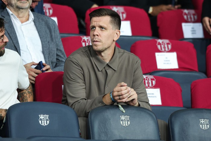 Barcelona, Spain - October 1: Wojciech Szczesny of FC Barcelona during the UEFA Champions League 2024/25 League Phase MD2 match between FC Barcelona and BSC Young Boys at Estadi Olímpic Lluís Companys on October 1, 2024 in Barcelona, Spain. (Photo by Xavi Bonilla/DeFodi Images via Getty Images)