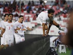 Gol Marselino Bawa Indonesia Memimpin 1-0 Atas Arab Saudi di Babak Pertama