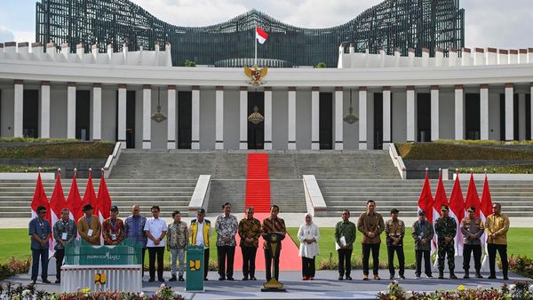 Momen Jokowi Resmikan Istana Negara IKN