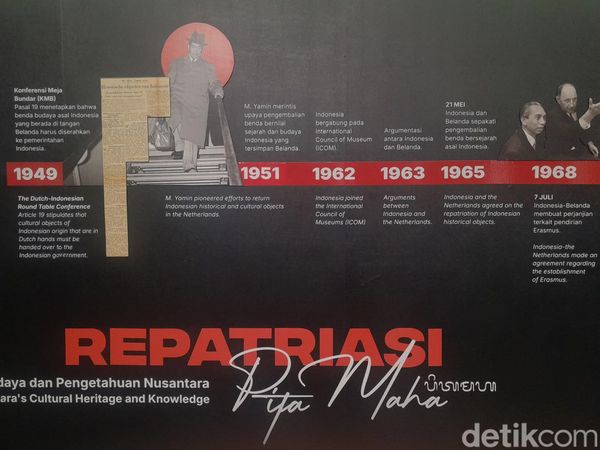 Lihat Arca RI Repatriasi dari Belanda di Museum Nasional, Yuk!