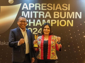 Agen Hebat Pegadaian Dapat Penghargaan Mitra BUMN Champion 2024