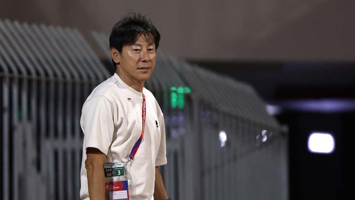 Shin Tae-yong. (Foto: REUTERS/Hamad I Mohammed)