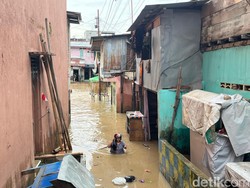Kampung Aur Medan Direndam Banjir