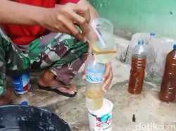 Air Sumur Warga Bima Tercemar, Air Berbau Minyak-Warna Kuning Pucat