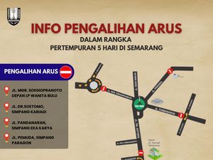 Ada Peringatan Pertempuran 5 Hari di Semarang, Jalur Arah Tugu Muda Dialihkan Ada Peringatan Pertempuran 5 Hari di Semarang, Jalur Arah Tugu Muda Dialihkan