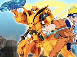 Ada Kolaborasi Naruto x Transformers, Ini Penampilannya