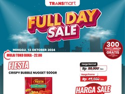 Crispy Bubble Nugget 500 Gram Rp 36 Ribu di Transmart Full Day Sale