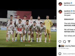 Jay Idzes Bersuara di Instagram: 1 Poin Seperti Kekalahan Tapi...