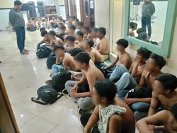 Ratusan Anggota Golongan Pemukul Diciduk Saat Pesta di Pacet Mojokerto