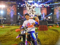Jawara! Lantian Juan Kembali Raih Juara Umum Trial Game Dirt Malang