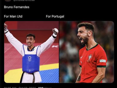 MU Diledek Meme Usai Bruno Fernandes Kembali Menyala Bersama Portugal
