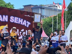 Jalan Sehat HUT Ke-355 Sulsel Pecahkan Rekor Muri, Diikuti 535 Ribu Peserta