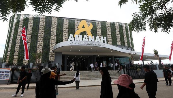 Penampakan Gedung AMANAH Aceh yang Akan Diresmikan Jokowi