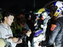 Polisi Sikat Ratusan Motor Berknalpot Brong di Padalarang