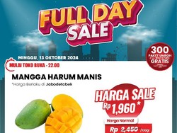 Mangga Harum Manis Murah Meriah di Transmart Full Day Sale, Auto Borong!