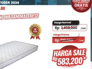Transmart Full Day Sale, Aneka Kasur Berlaku Harga Murah Meriah!