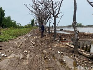 Warga Sambat Jalan Rusak gegara Rob Bikin Monumen Ketenangan Jiwa Kini Sepi Warga Sambat Jalan Rusak gegara Rob Bikin Monumen Ketenangan Jiwa Kini Sepi