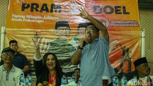 Ditemani Sarah, Si Doel Kampanye di Lubang Buaya