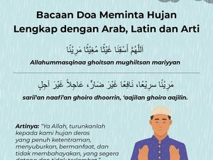 Bacaan Doa Meminta Hujan Lengkap dengan Arab, Latin dan Arti Bacaan Doa Meminta Hujan Lengkap dengan Arab, Latin dan Arti