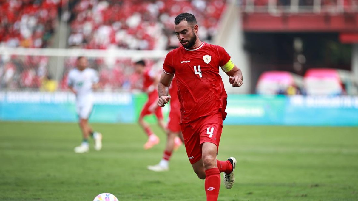 Cedera, Jordi Amat absen lawan China (Getty Images/Robertus Pudyanto)