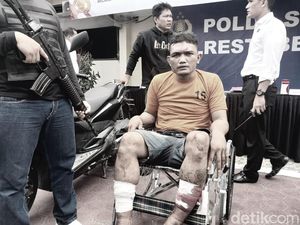 Lepas Borgol Usai Curi Motor, Pria di Deli Serdang Gelut dengan Polisi-Ditembak