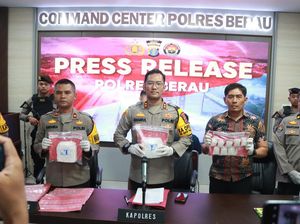 2 Pria di Berau Kepergok Bawa 2,5 Kg Sabu, Ngaku Suruhan Napi Lapas Tarakan