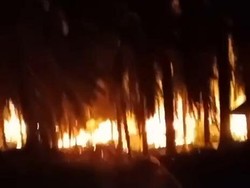 Sumur Minyak Ilegal di Muba Sumsel Terbakar, Polisi Turun ke Lokasi