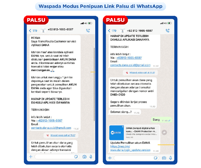 Waspada Penipuan Berkedok Link Pemulihan Akun DANA, Hati-hati Kejebak!