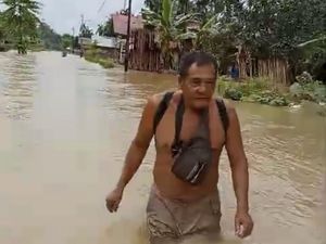 Banjir Landa Mentawai, Ketinggian Air Lebih 1 Meter