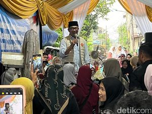 RK Ajak Warga Jakut Kampanye Menang 1 Putaran: Dua Kali Coblos Capek