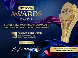 detikcom Awards 2024 Siap Digelar 17 Oktober 2024, Jangan Lewatkan!
