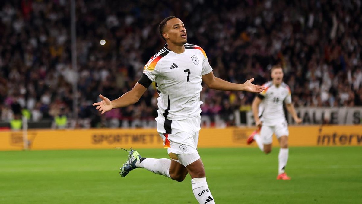 Jamie Leweling debut bersama Timnas Jerman. (Foto: Getty Images for VW/Maja Hitij)