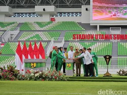 Jokowi Resmikan Stadion Utama Sumut, Telan Anggaran Rp 587 Miliar
