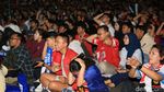Suasana Nobar China Vs Indonesia di GBK
