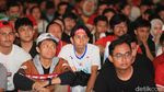Suasana Nobar China Vs Indonesia di GBK