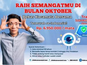 Gangguan Penglihatan Hilang dengan Lasik Trans PRK, Harga Terjangkau!