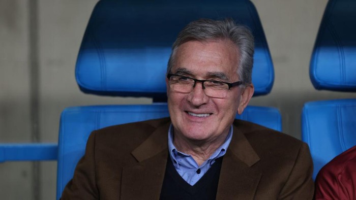QINGDAO, CHINA - OCTOBER 15: Head coach Branko Ivankovic of China reacts during the FIFA World Cup Qualifier match between China and Indonesia at Qingdao Youth Football Stadium on October 15, 2024 in Qingdao, China. (Photo by Fred Lee/Getty Images)