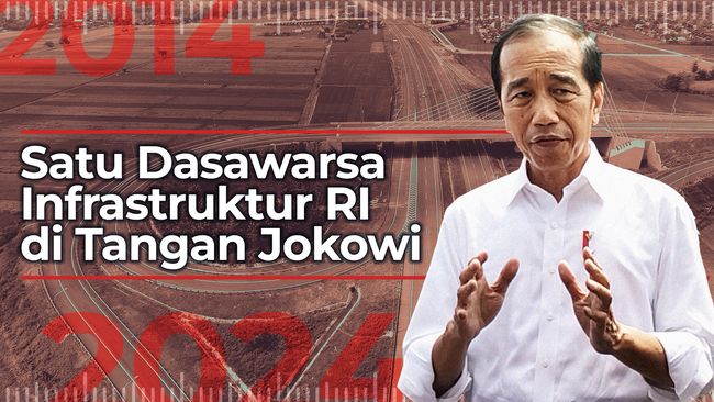 Satu Dasawarsa Infrastruktur RI di Tangan Jokowi