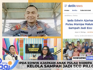Ipda Edwin Ungkap Warga di Pulau Manipa Dukung Anak-anaknya Olah Eco Pillow