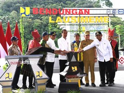 Jokowi Resmikan Bendungan Ke-47 Selama 10 Tahun Menjabat