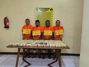 Kejar-kejaran Polisi Vs Pengedar Bawa 40 Kg Sabu di Medan, 4 Ditembak