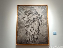 Di Balik Filosofi Abu-abu di Lukisan Muhammad Yakin