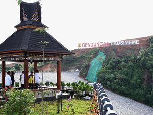 Penampakan Bendungan Ke-47 yang Pembangunannya Telan Biaya Rp 1,76 T Penampakan Bendungan Ke-47 yang Pembangunannya Telan Biaya Rp 1,76 T