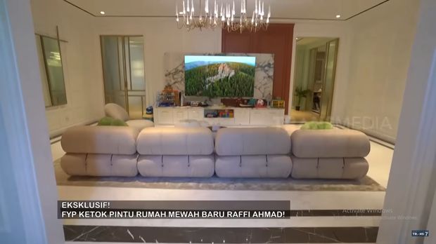 Penampakan rumah Raffi Ahmad.